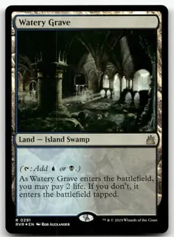 MTG ~ Watery Grave ~ Ravnica Remastered ~ NM - Image 1