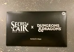 MTG Dungeon's & Dragons Secret Lair: Karlach's Rage (Non Foil), Sealed - Image 1