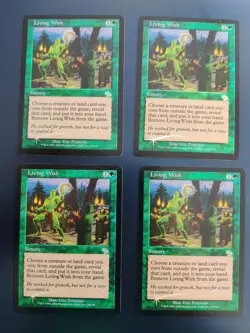 FOIL Living Wish x4 - Judgment - NM/LP/MP - MTG Magic the Gathering - Image 1