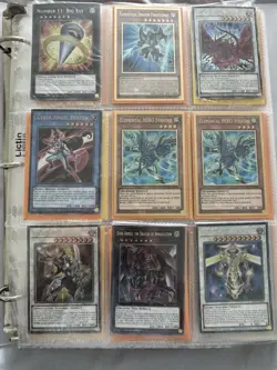 Yu-Gi-Oh Card Collection Binder with Multiple Sleeves Cards Joblot - Image 1