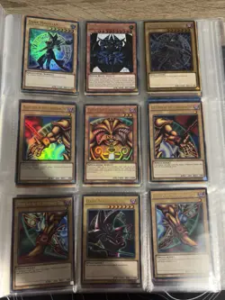 Yu-Gi-Oh Binder Collection 100+ Cards All Holo and Deck Cores Included - Image 1