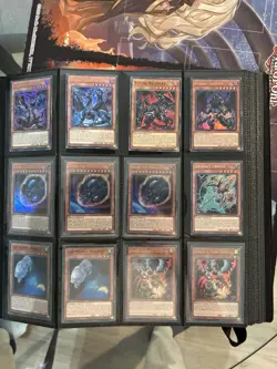 Yu-Gi-Oh Binder Collection 100+ Cards All Holo and Deck Cores Included - Image 1