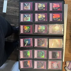 Yu-Gi-Oh Joblot Collection Binder Holos Rare Card Pages Blue Eyes, Dark Magician - Image 2