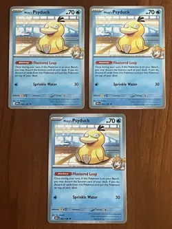 Misty’s Psyduck 45/182 X3 Destined Rivals Pokemon TCG NM - Image 1