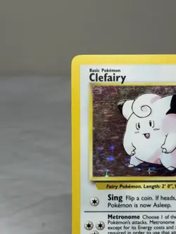 Pokemon TCG Clefairy 5/102 Base Set Unlimited Holo Rare - Image 2