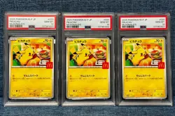 PSA 10 McDonald's Pikachu 020/M-P Japanese Promo POKEMON CARD 2025 3 consecutive - Image 2
