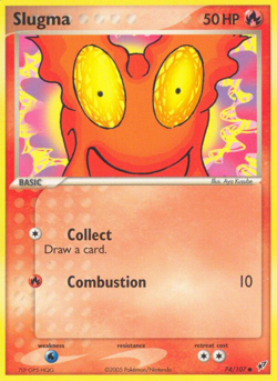 Slugma 74/107 - World Championships 2005 - Pokemon MP Small Border Creases - Image 4