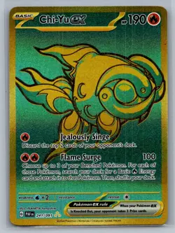 Chi-Yu ex 241/091 Hyper Rare Paldean Fates Pokemon Near Mint - Image 1