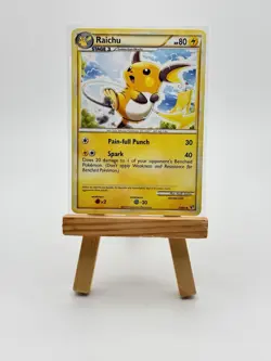 Pokemon TCG Undaunted Raichu 33/90 Regular Uncommon 80 HP Pain-full Punch Spark - Image 1