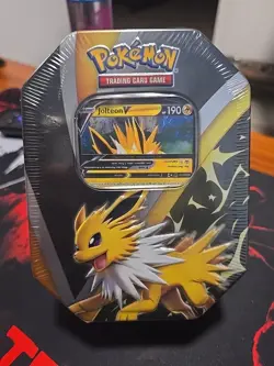 ERROR Pokemon Eevee TCG Evolutions Tin Jolteon V 820650809057 - Image 1