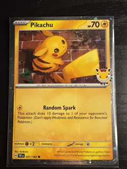 Pikachu (Pokemon Day 2026) 051/162 30th Anniversary Cosmos Holo - Image 1