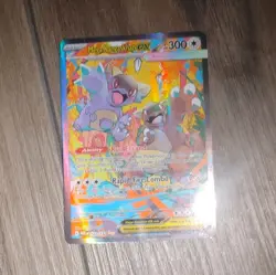 Pokemon Mega Kangaskhan EX 182/132 Me01 Mega Evolution Full Art Holo Rare - Image 1