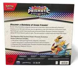 Pokemon Prismatic Evolutions Poster Collection Sealed UMBREONU SYLVEONU LEAFEONU - Image 2