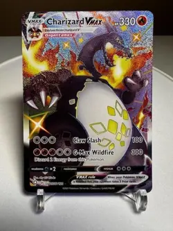2024 Pokemon Charizard VMAX Shining Fates SV107 Rare Shiny Zard - Image 1