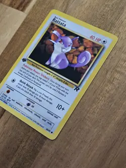 Rattata 1st Edition - NEAR MINT - Team Rocket 66/82 - Pokemon TCG WOTC 2000 - Image 4