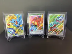 Pokemon First Partner Illustration Collection Series 1 Kanto Gen 1 Starter Set - Image 1