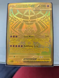 Pokemon Perfect Order Mega Zygarde EX Gold Mega Hyper Rare 124/88 - Image 1