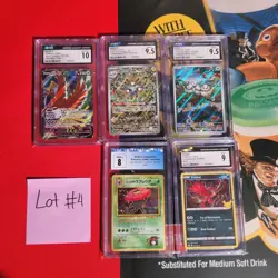 LOT of 5 Holo Pokemon CGC Slabs! #4 - Image 1