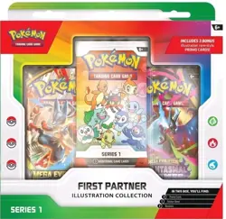 Pokemon TCG First Partner Illustration Collection Series 1 Promo Booster Box - Image 2