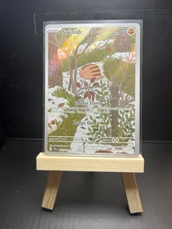 Pokemon TCG Swinub EX 165/159 Journey Together - Image 1