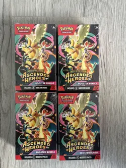Pokemon TCG: Mega Evolution Ascended Heroes Booster Bundle x4 Fast Delivery🚛 - Image 1