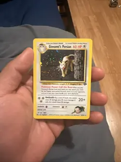 Giovanni's Persian 8/132 Pokemon TCG Gym Challenge Unlimited Holo NM WOTC - Image 1