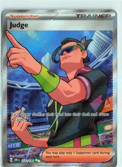 Judge 222/182 Ultra Rare Destined Rivals Pokemon Near Mint - Image 1