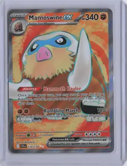 Mamoswine ex 174/159 Ultra Rare Journey Together Pokemon Near Mint - Image 1