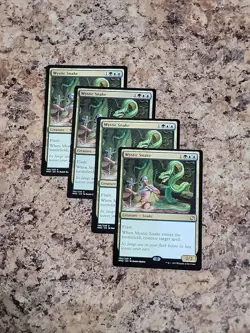 4x Mystic Snake Modern Masters 2 2015 Edition Magic the Gathering MTG X4 - Image 1