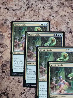 4x Mystic Snake Modern Masters 2 2015 Edition Magic the Gathering MTG X4 - Image 3