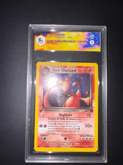 Dark Charizard 4/82 Pokemon Team Rocket ITA 1a edizione Rara Holo - Image 1