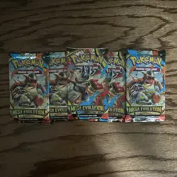 Pokemon TCG Mega Evolution Booster Packs (Lot of 5 Sealed) - Image 1