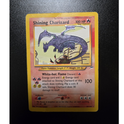 Pokemon- Shining Charizard 107/105 Neo Destiny HOLO WOTC – CREASED / READ – RARE - Image 2