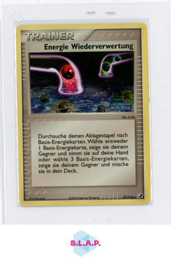 ENERGIE WIEDERVERWERTUNG POKEMON 81/115 2005 EX UNSEEN FORC3S GERMAN - Image 1
