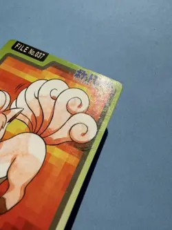 1997 POKEMON JAPANESE BANDAI CARDDASS FILE NO.037 VULPIX - Image 2