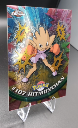 2000 Topps Chrome Series 2 - Pokemon Hitmonchan #107 - Image 2