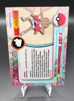 2000 Topps Chrome Series 2 - Pokemon Hitmonchan #107 - Image 4