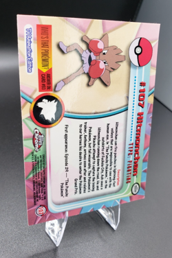 2000 Topps Chrome Series 2 - Pokemon Hitmonchan #107 - Image 5