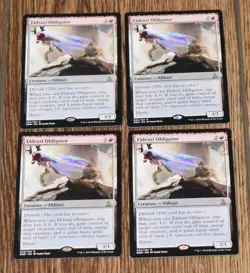 MTG 4x Red Rare (Devoid) ELDRAZI OBLIGATOR Battle for Zendikar - Image 1