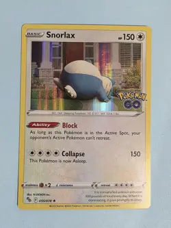 2022 Snorlax 55/78 - Holo Rare - NM/MINT Pokemon TCG - Image 1