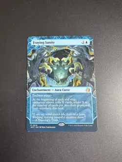 Fraying Sanity BORDERLESS - NM - MTG Wilds of Eldraine - Magic the Gathering - Image 1