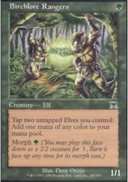 Birchlore Rangers - Medium Play MTG Onslaught - Image 1