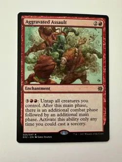 MTG Aggravated Assault NM Regular - Image 1
