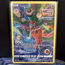 Pokemon Deoxys Ultra Rare Fusion/Rapid/Single Strike Holo GG12/GG70 Crown Zenith - Image 1
