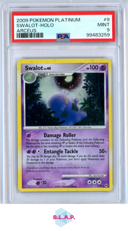 SWALOT-HOLO ARCEUS POKEMON PLATINUM ARCEUS 2009 9 PSA 9 - Image 1