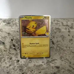 2026 Pokemon Day 30th Anniversary Pikachu 051 Stamped Promo 2 Full Swirls Cosmos - Image 1