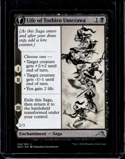 Life of Toshiro Umezawa ~ Kamigawa: Neon Dynasty [ NearMint ] [ Magic MTG ] - Image 1