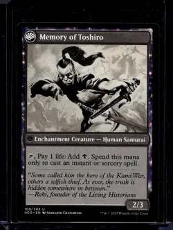 Life of Toshiro Umezawa ~ Kamigawa: Neon Dynasty [ NearMint ] [ Magic MTG ] - Image 2
