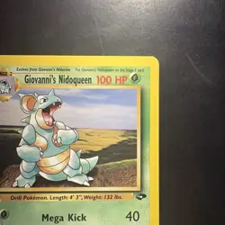 1st Edition Giovanni’s Nidoqueen Rare 23/132 - Gym Challenge - Pokemon Vintage - Image 3