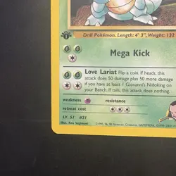 1st Edition Giovanni’s Nidoqueen Rare 23/132 - Gym Challenge - Pokemon Vintage - Image 5